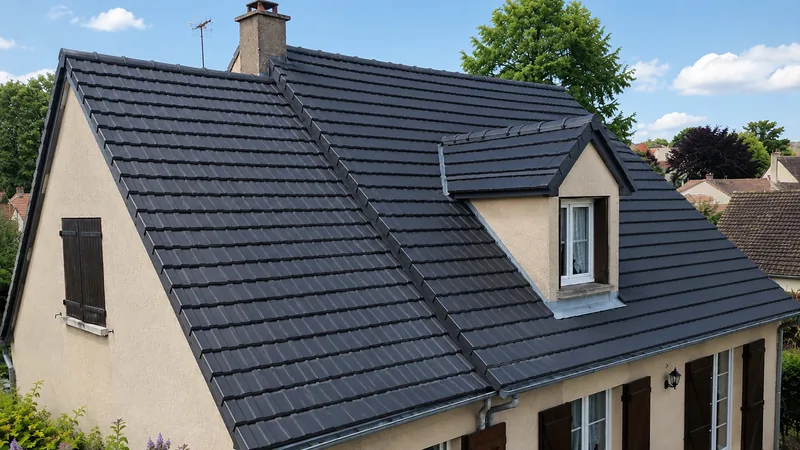 Toiture après rénovation (illustration générée par IA)